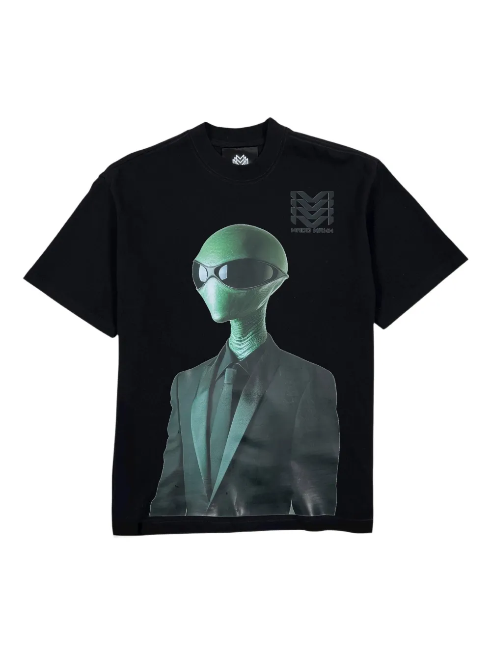 M4MaddMaxx playera alienígena | negro | Image 1