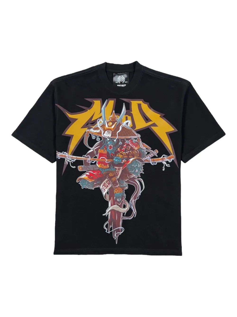 M4MaddMaxx warrior-print T-shirt | negro | Image 1