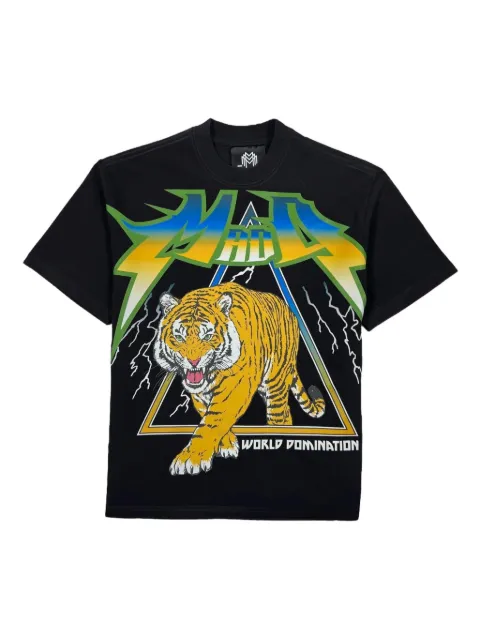 M4MaddMaxx tiger-graphic T-shirt