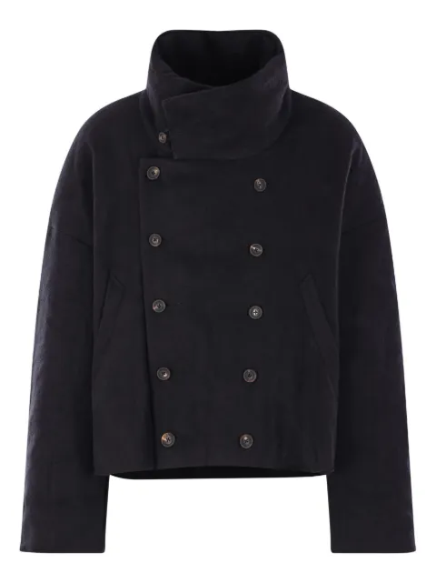 Ziggy Chen double-breasted high-collar coat
