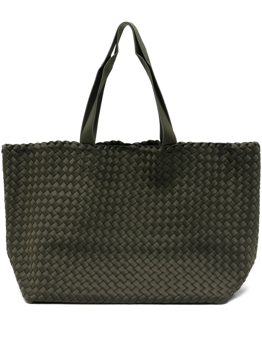 NAGHEDI large Como woven tote bag | grön | Image 1