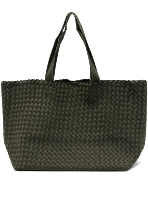 NAGHEDI large Como woven tote bag