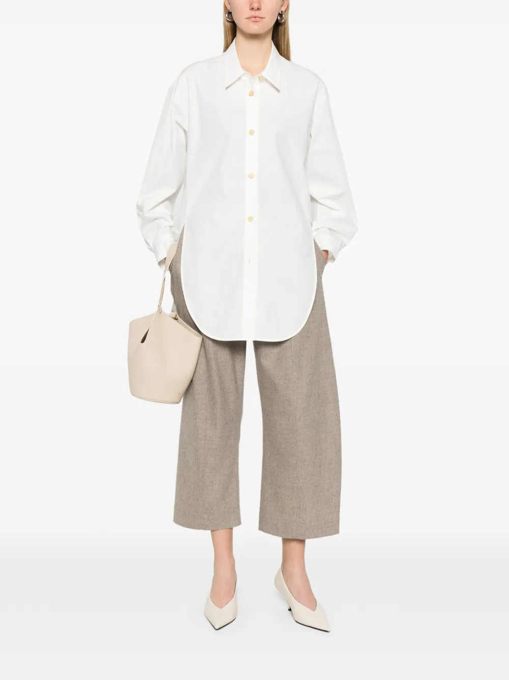 KHAITE Clover elasticated trousers | Cropped Pants | Image 2