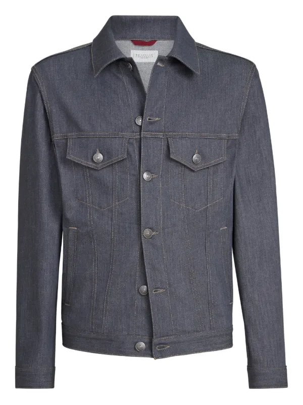 Brunello Cucinelli デニムジャケット | グレー | FARFETCH JP