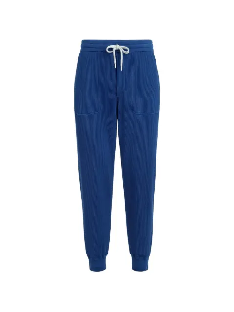 Brunello Cucinelli pantalon de jogging en maille nervurée