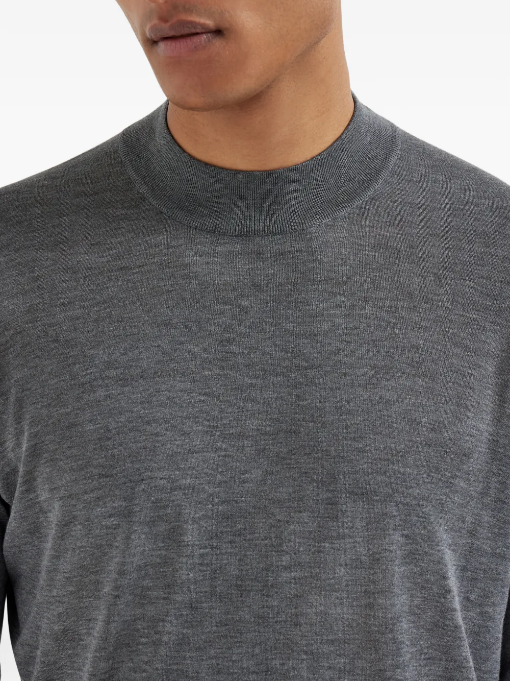 Brunello Cucinelli Sweater met ronde hals Grijs