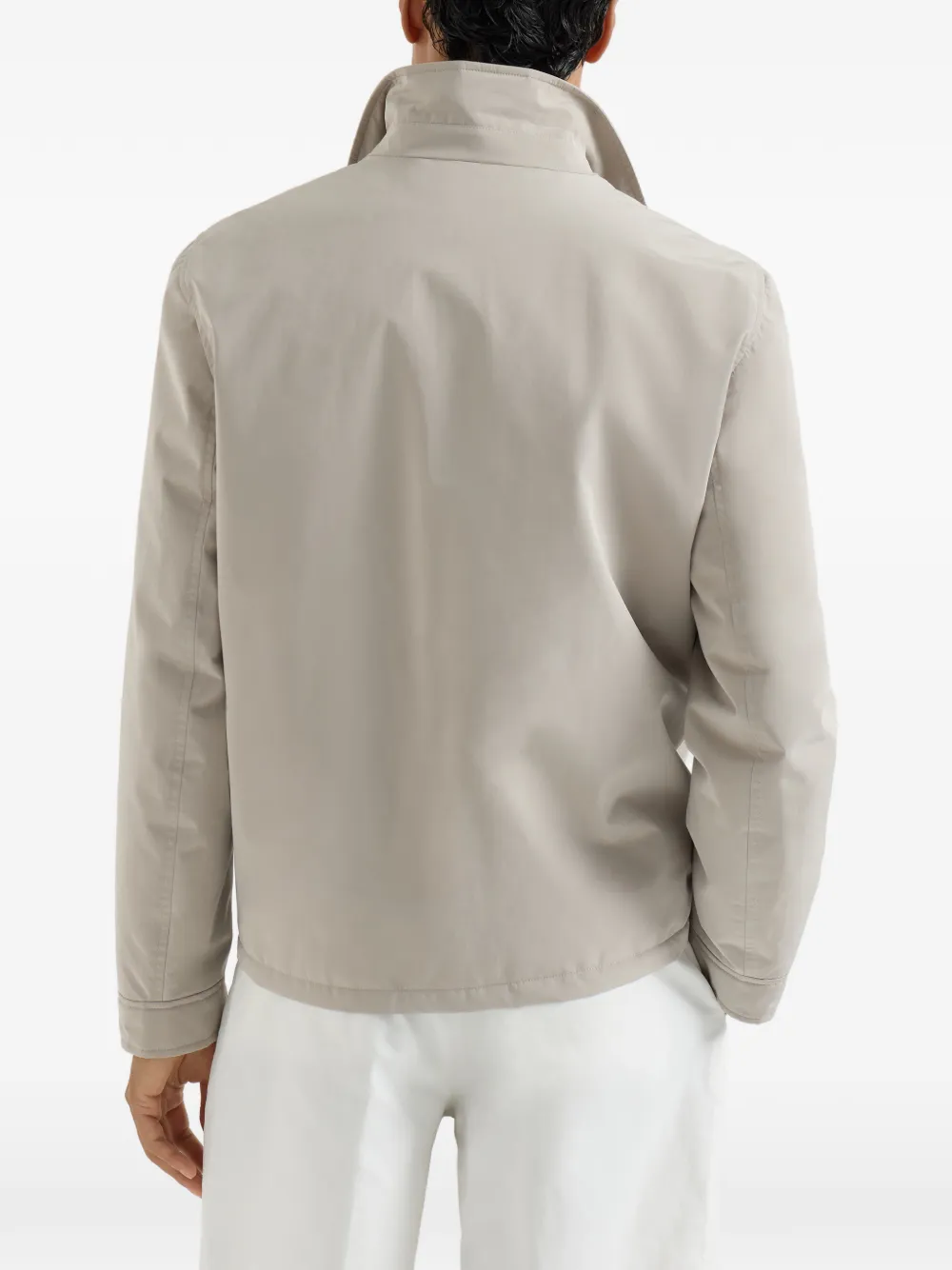 Brunello Cucinelli Gewatteerd jack Beige