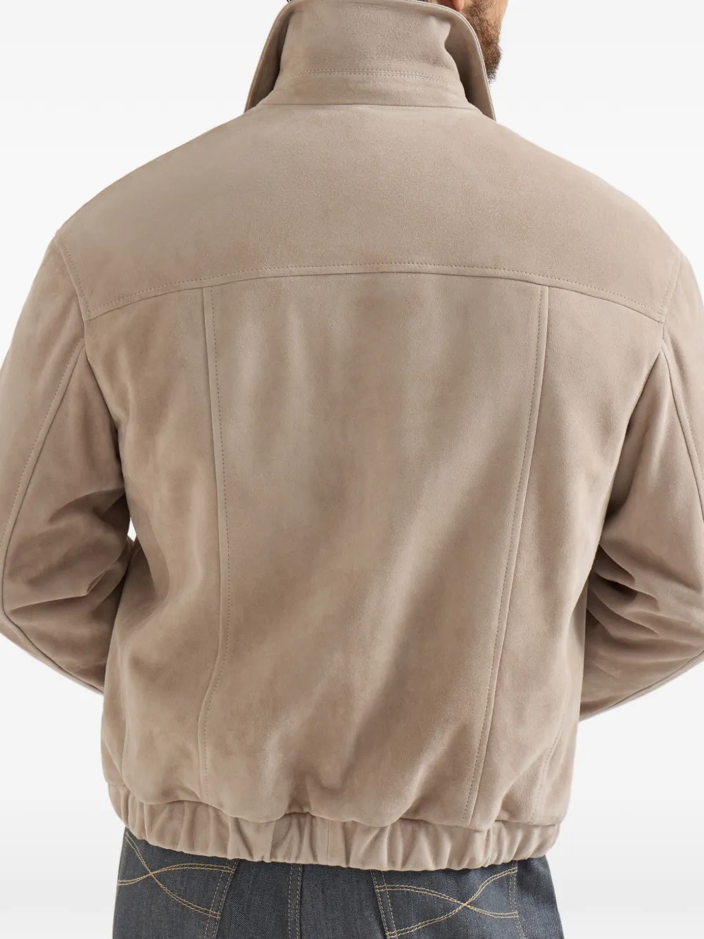 Brunello Cucinelli Suède jack Beige