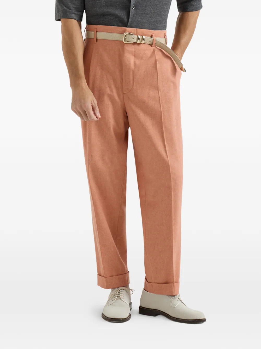 Brunello Cucinelli Plooibroek Oranje