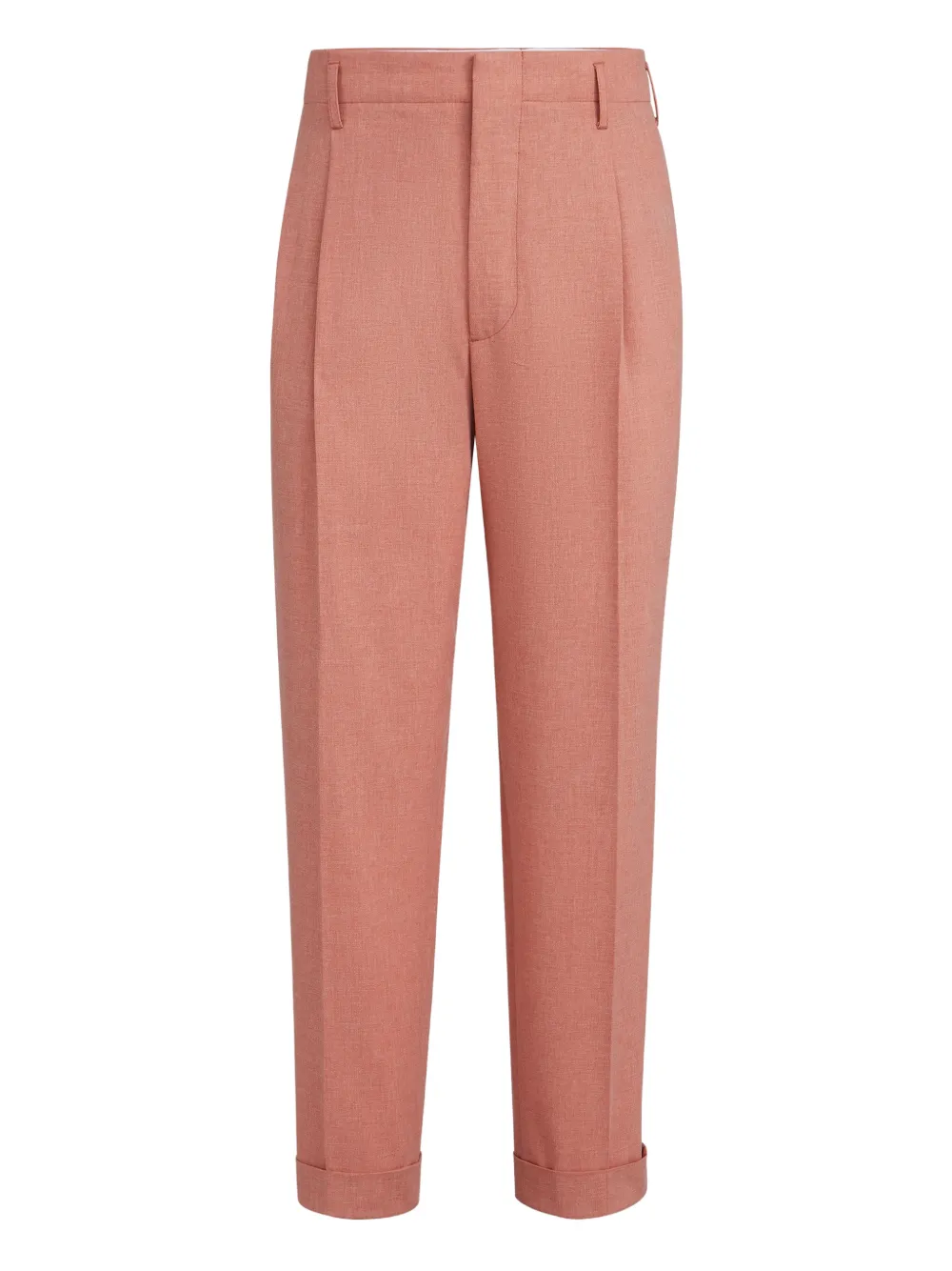 Brunello Cucinelli pleated trousers | Orange | Image 1