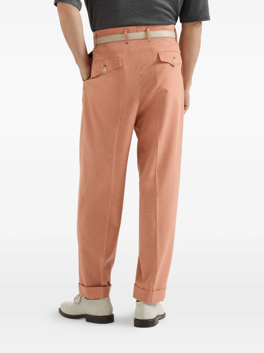 Brunello Cucinelli Plooibroek Oranje