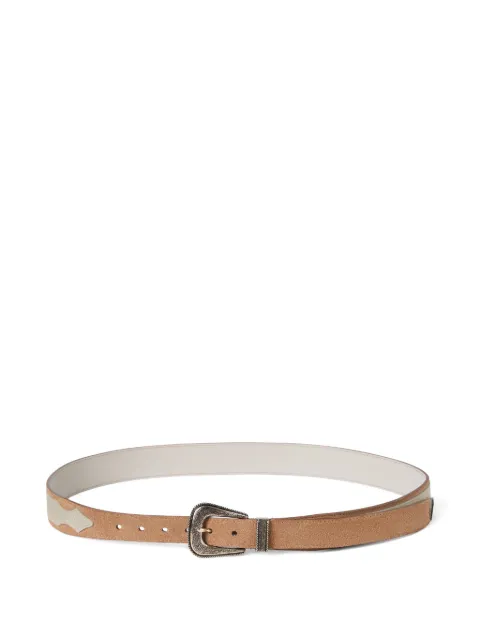Brunello Cucinelli two-tone detailed buckle belt