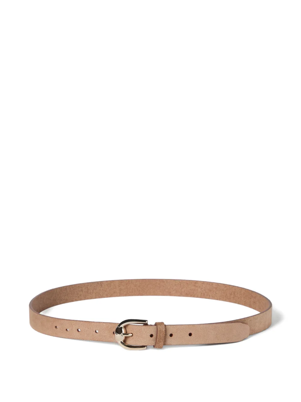Brunello Cucinelli keeper loop leather belt | Neutrals | Image 1