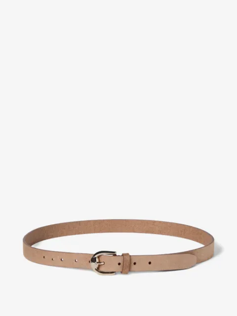 Brunello Cucinelli reversed leather belt