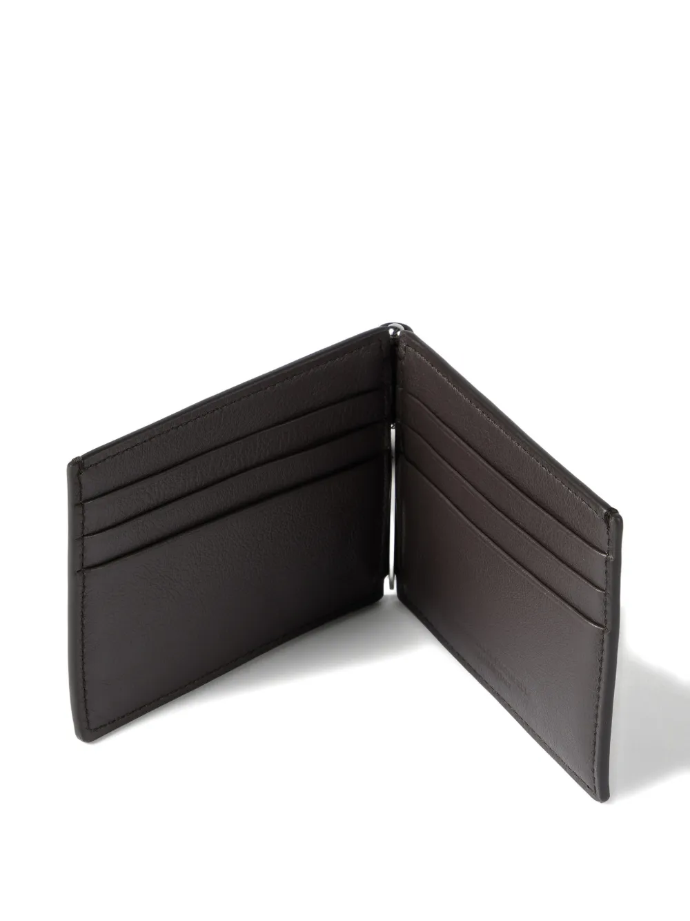 Brunello Cucinelli Portemonnee met geldclip Bruin