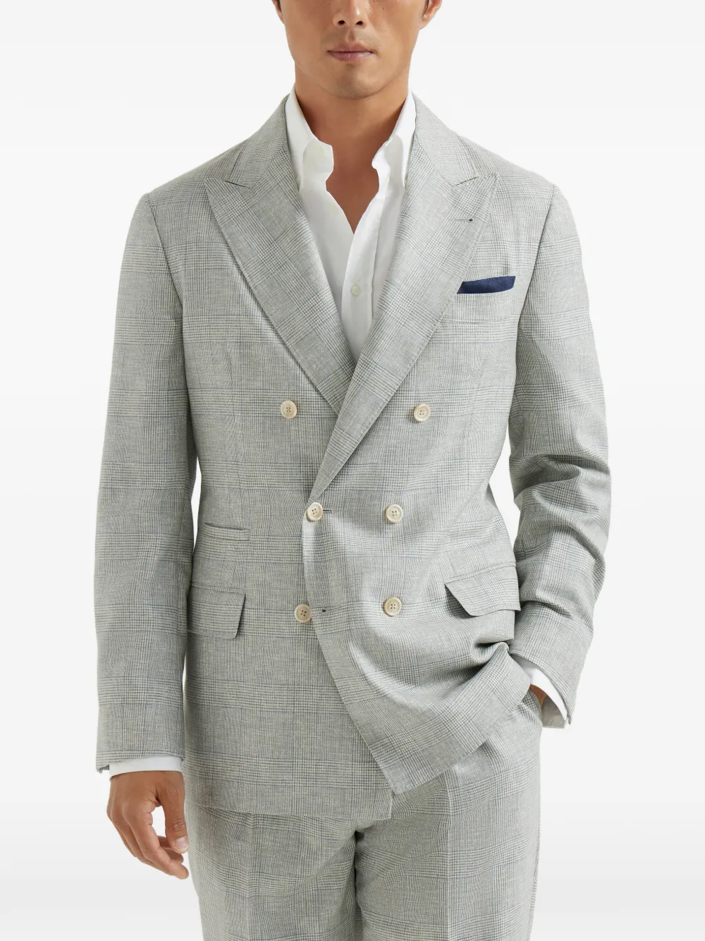 BRUNELLO CUCINELLI ダブルボタン Brunello Cucinelli ダブルジャケット | グレー | FARFETCH JP