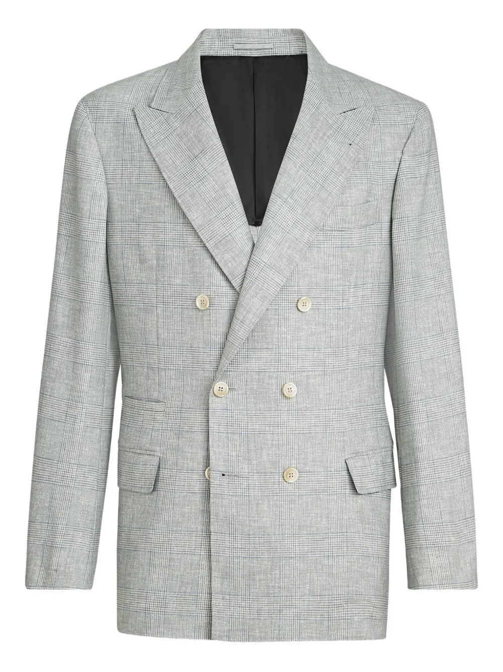 Brunello Cucinelli double-breasted blazer | Grey | Image 1