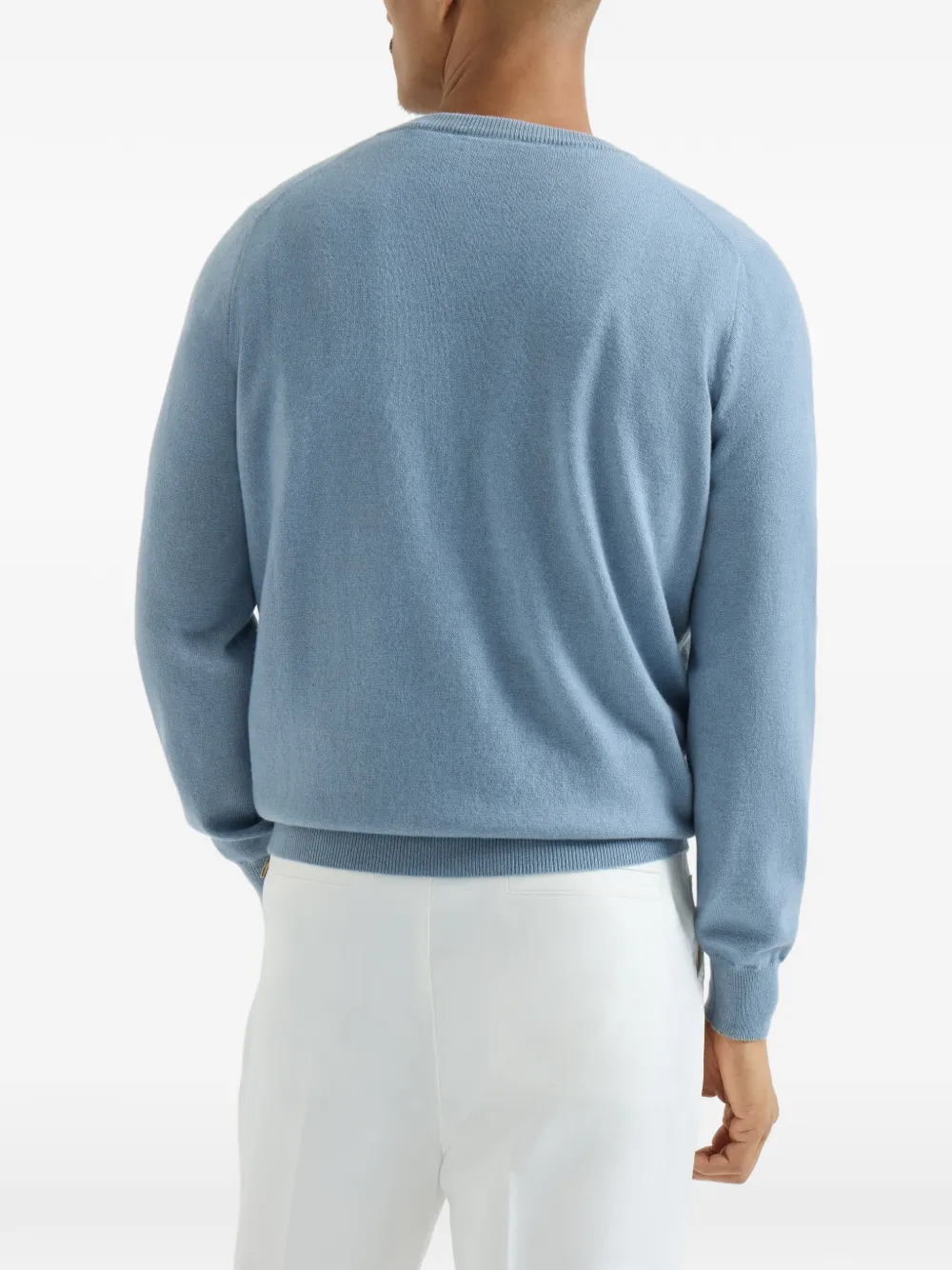 Brunello Cucinelli Trui met ronde hals Blauw
