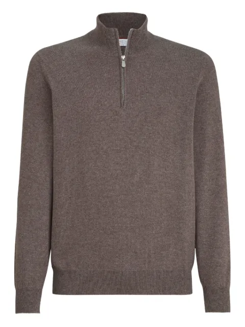Brunello Cucinelli half-zip cashmere sweater
