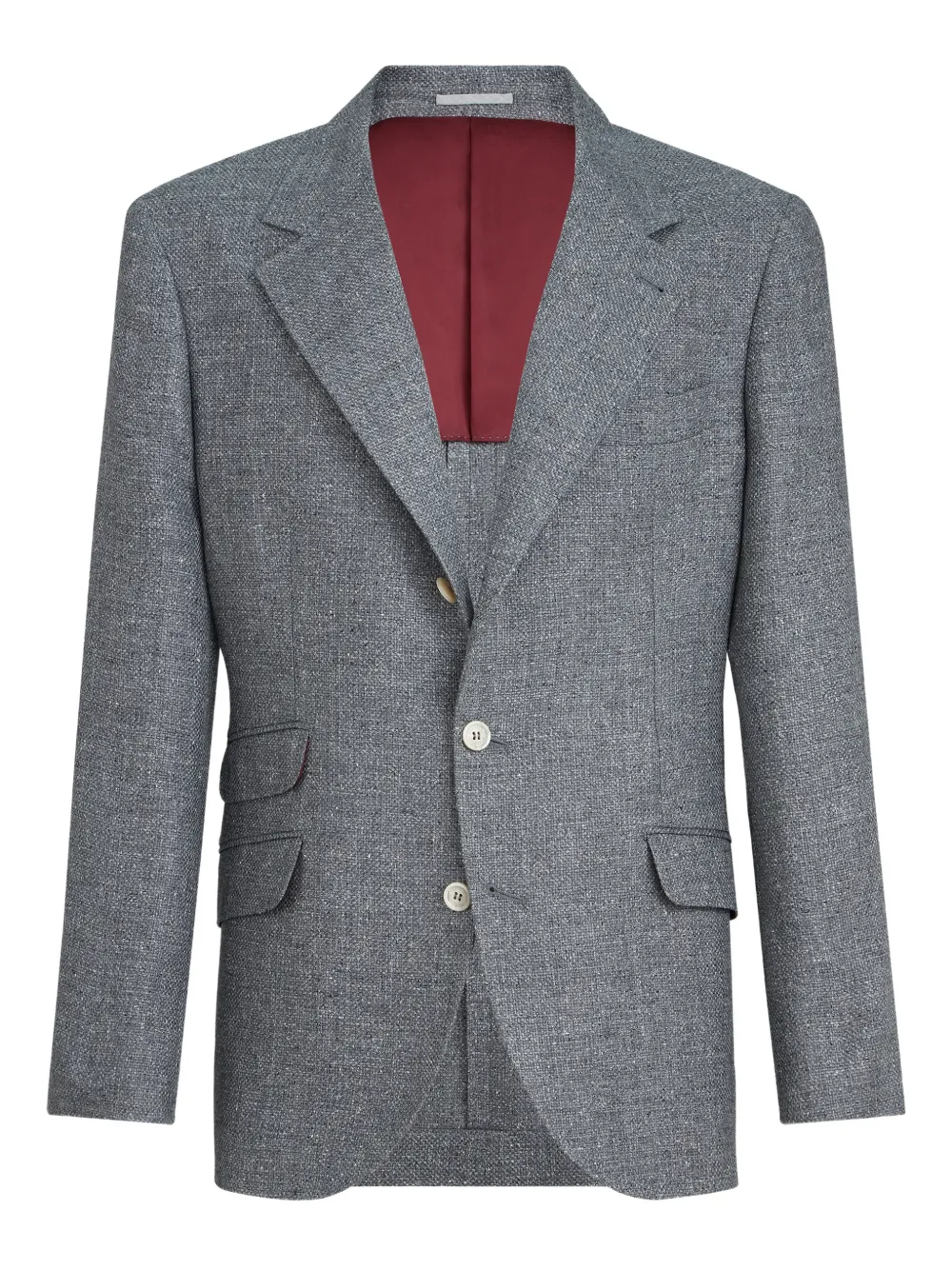 Brunello Cucinelli single-breasted blazer - Grigio