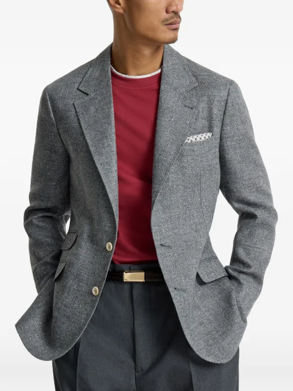 Brunello Cucinelli シングルジャケット | グレー | FARFETCH JP