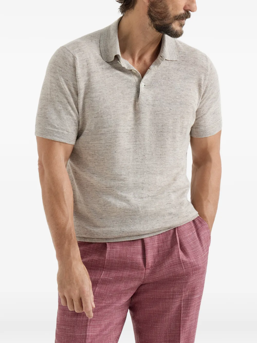 Brunello Cucinelli Poloshirt Beige