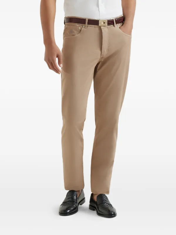 Brunello Cucinelli ガーメントダイ ファイブポケットパンツ