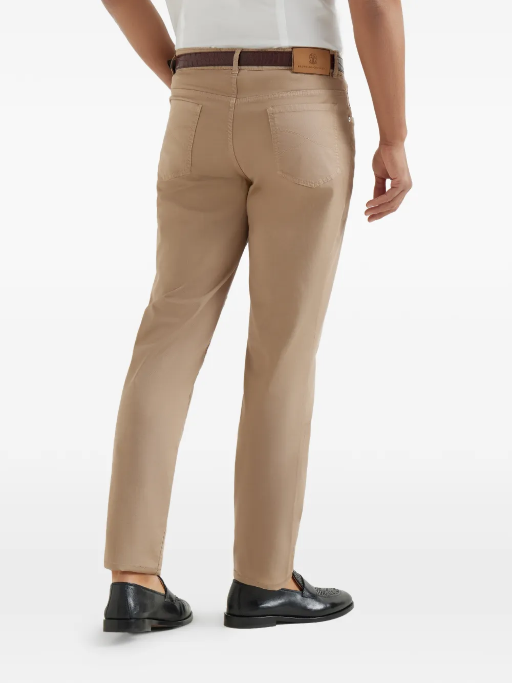 Five-Pocket Garment-Dyed Trousers