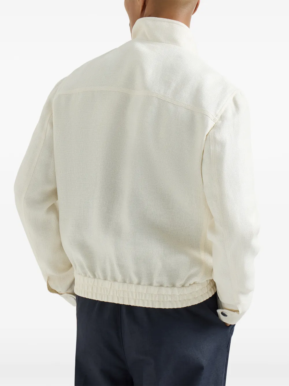 Brunello Cucinelli Jack met opstaande kraag Wit