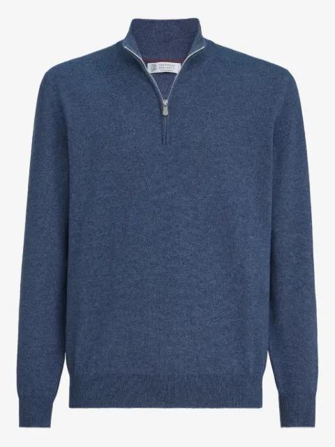 Brunello Cucinelli half-zip cashmere sweater