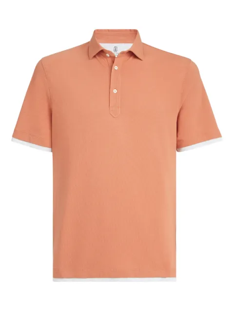 Brunello Cucinelli button-fastening short-sleeve polo shirt