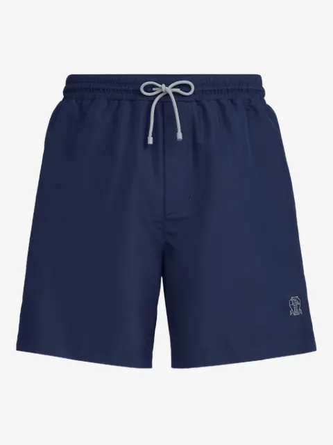 Brunello Cucinelli Badeshorts mit Kordelzug
