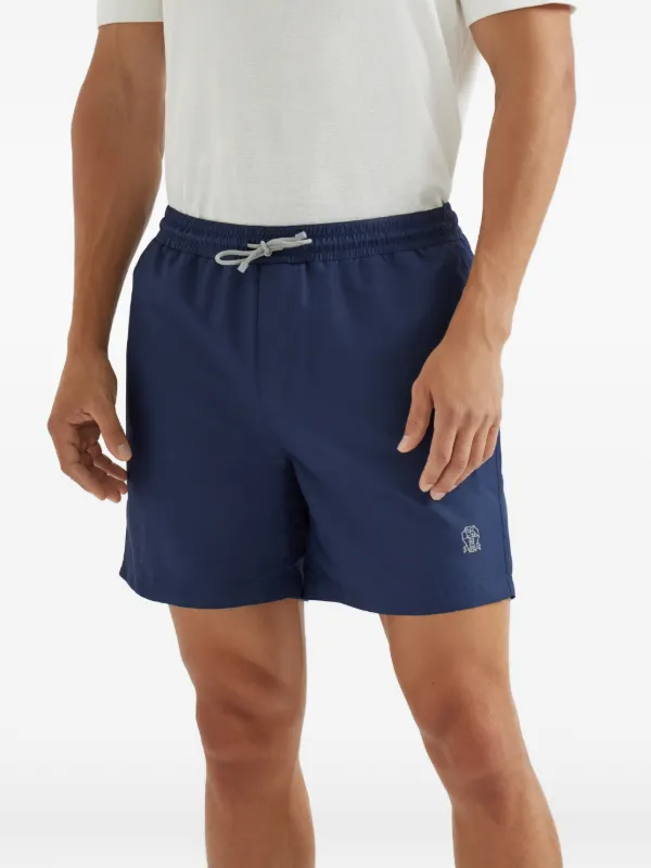 Brunello Cucinelli Swim Shorts | Blue | FARFETCH AO