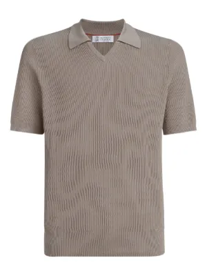BURUNELLO CUCCINELI 半袖 Brunello Cucinelli V-neck short-sleeve T-shirt | Red | FARFETCH