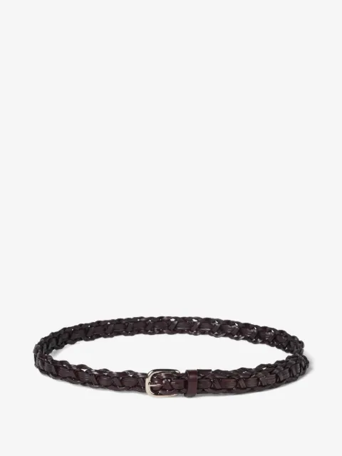 Brunello Cucinelli braided leather Belt