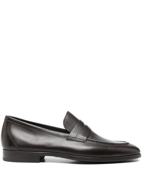 Magnanni panelled slip-on loafers