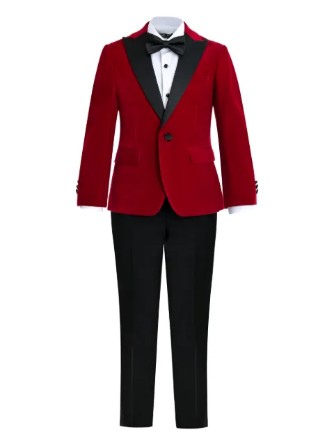 Moustache traje de cuatro piezas con botones