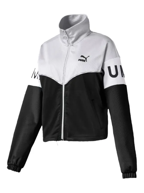 PUMA logo-print track jacket