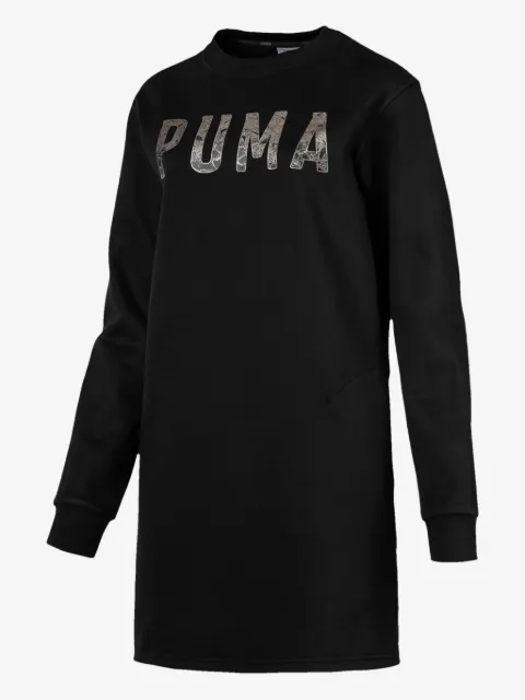 PUMA logo fleece mini dress