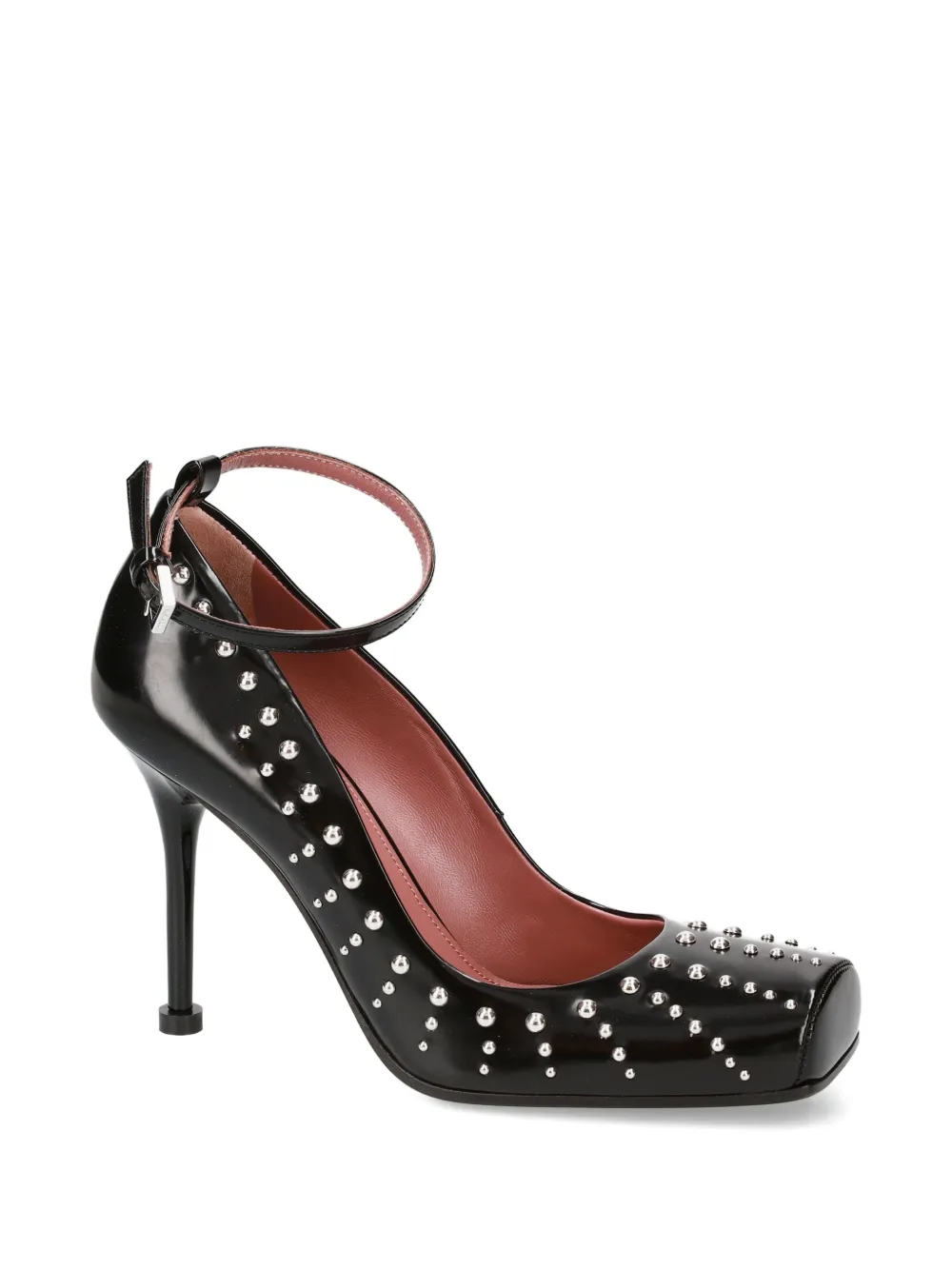 Premiata Studded Ankle Strap Pumps In Black