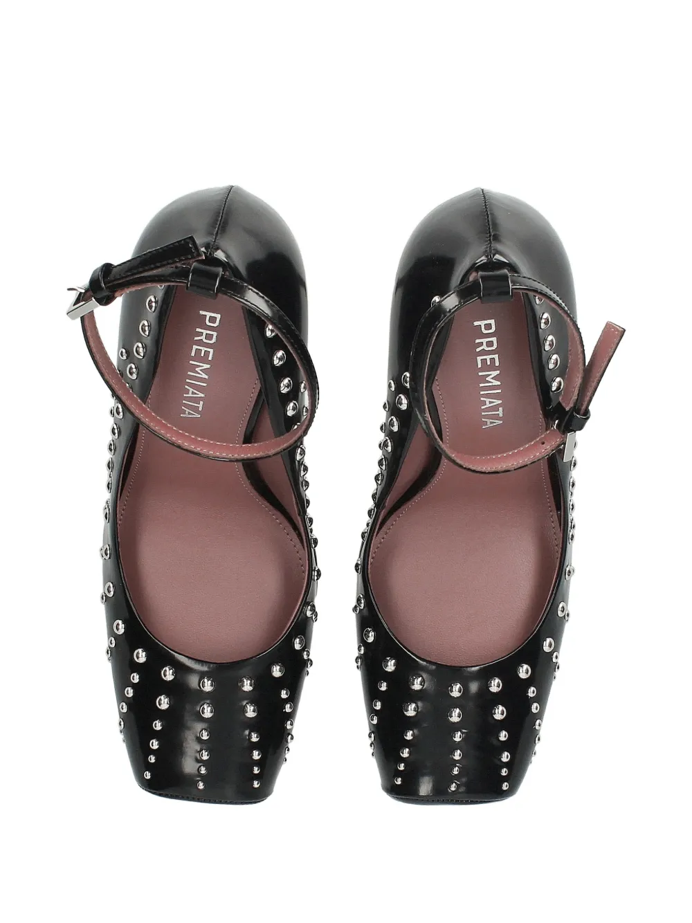 Premiata Studded Ankle Strap Pumps In Black