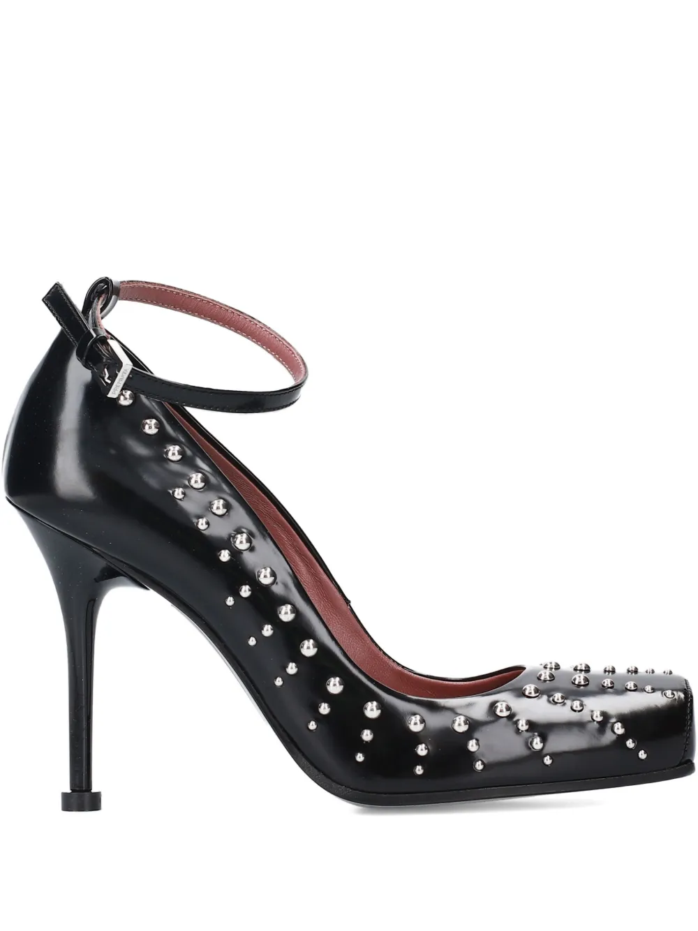 Premiata Studded Ankle Strap Pumps In Black