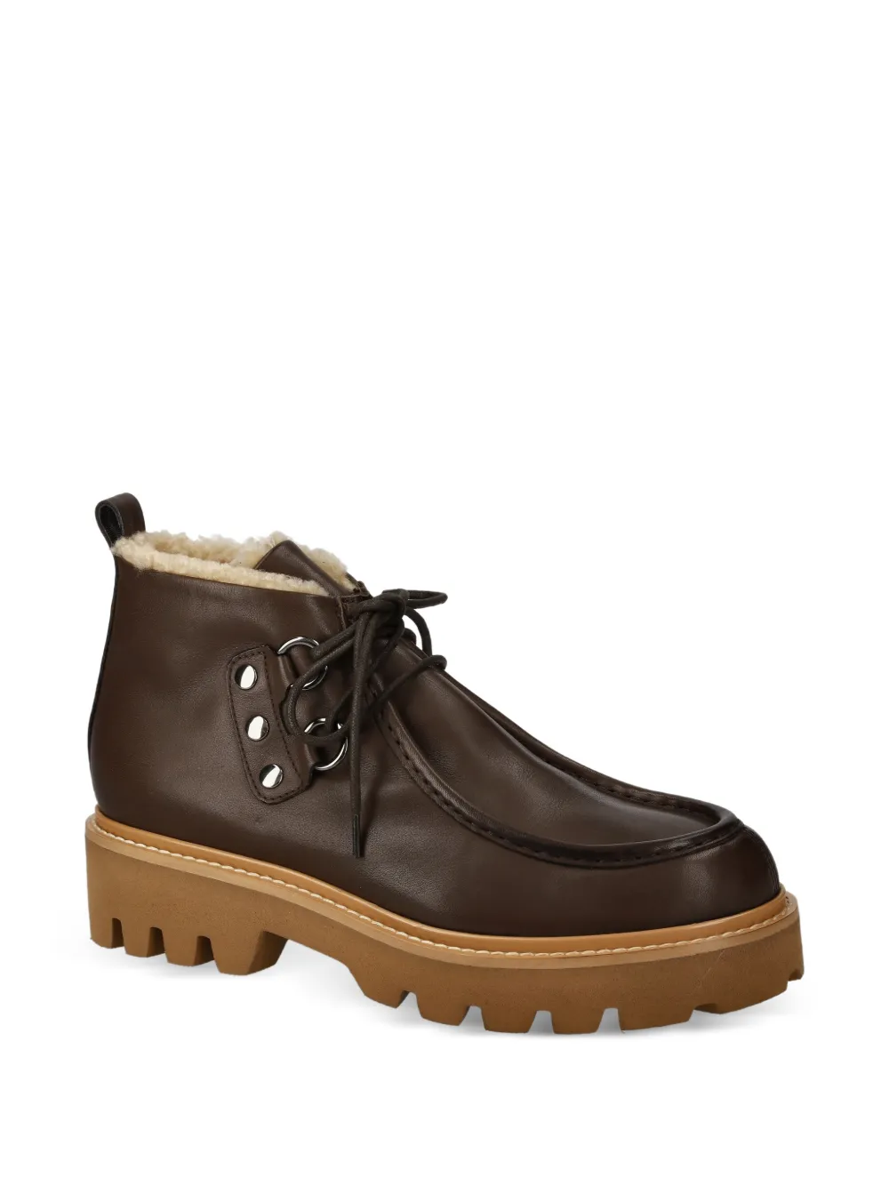 Premiata lace-up lug-sole boots | Biker Boots | Image 2