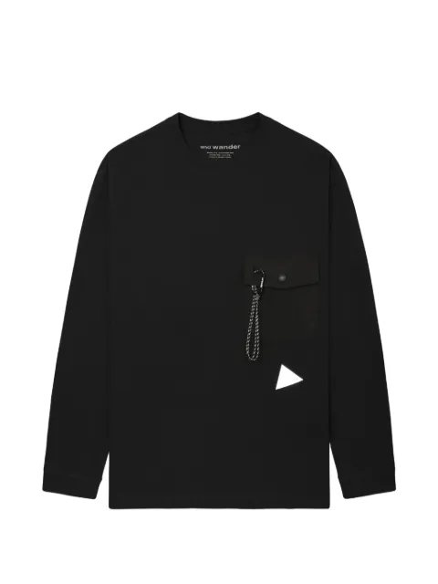 and Wander pocket long-sleeve T-shirt