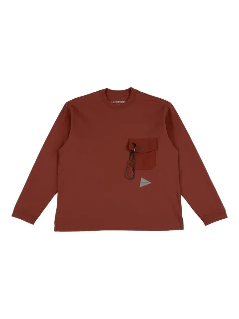 and Wander pocket long-sleeve T-shirt