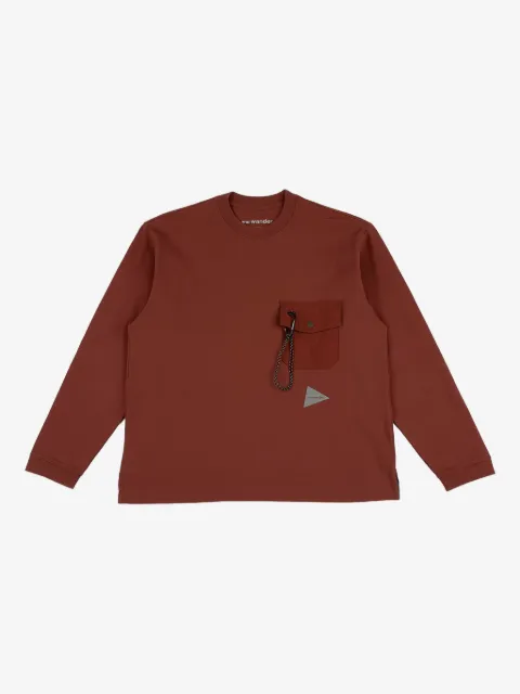 and Wander pocket long-sleeve T-shirt