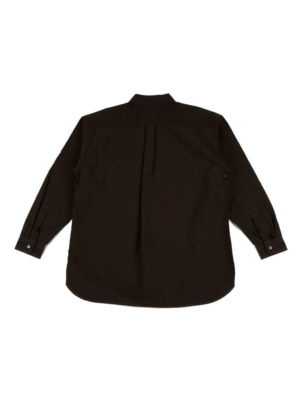 And Wander buttoned chest-pocket shirt - Bruin