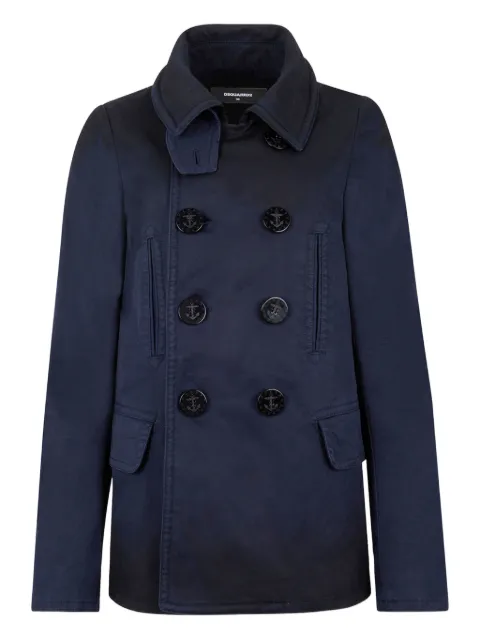 DSQUARED2 button sailor peacoat
