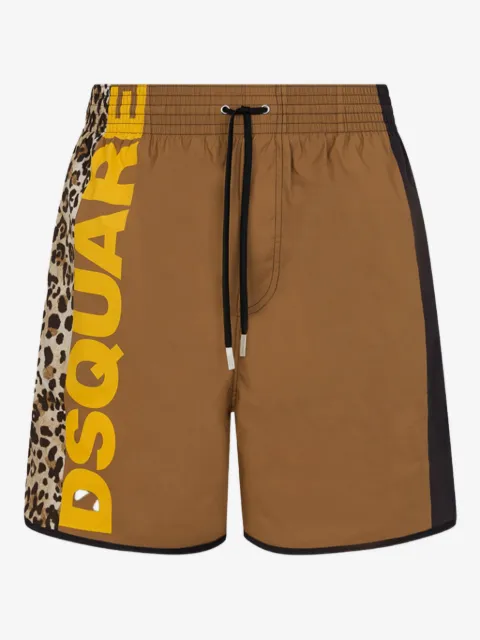 DSQUARED2 logo-detail swim shorts