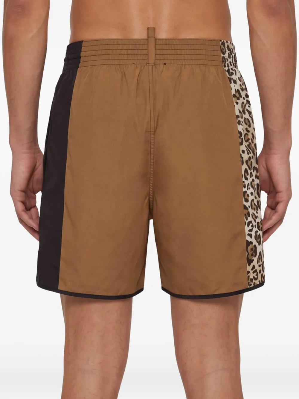 DSQUARED2 Zwembroek met logodetail Bruin